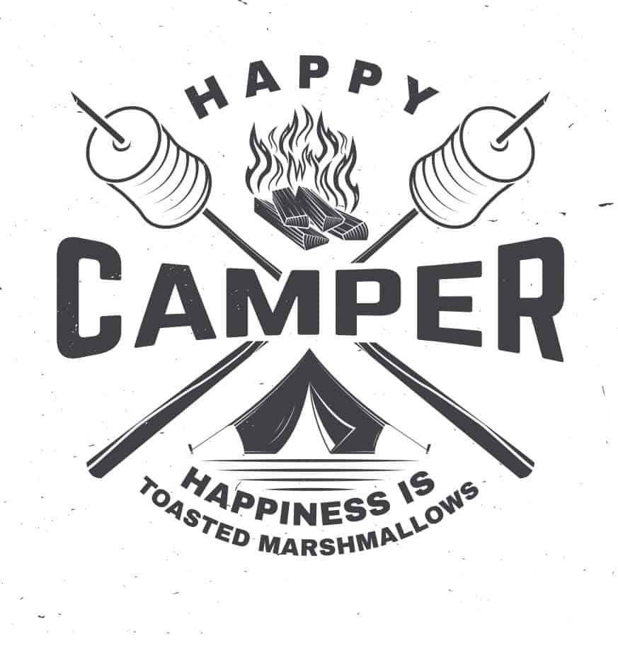 Happy Camper Marshmallows T-shirt